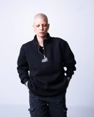 City Blend CTB ”HALF-ZIP” BLACK 